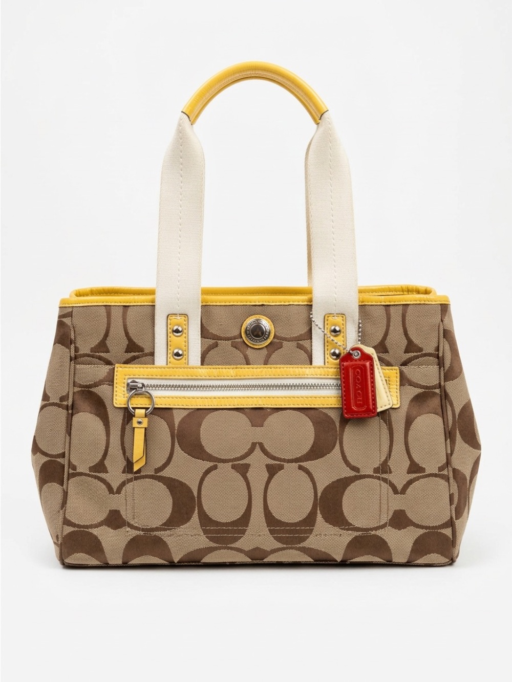 COACH DAISY SIGNATURE TOTE BAG
